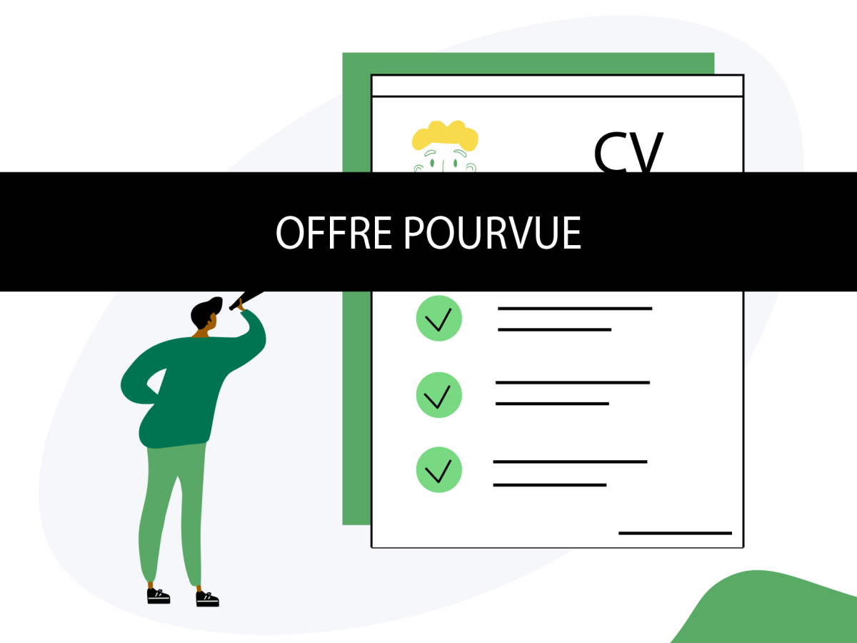 Offre d'emploi pourvue